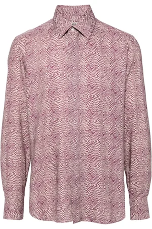 corneliani Skjorta med geometriskt tryck