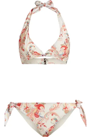 Etro Paisleymönstrad bikini med halterneck