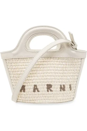 Marni Tropicalia totebag med broderad logotyp