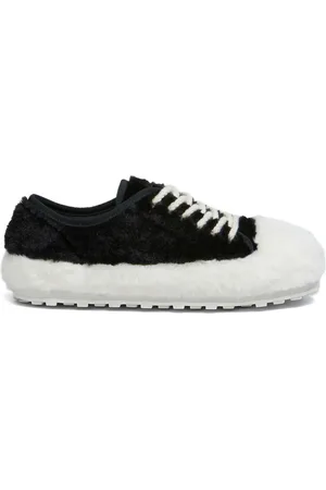 Marni Teddy sneakers med snörning