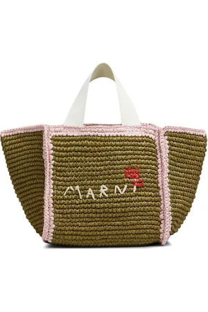 Marni Vävd totebag
