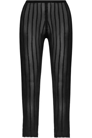 The Attico Halvskira randiga leggings