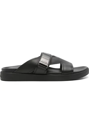 Calvin Klein Iconic tofflor med logotypspänne