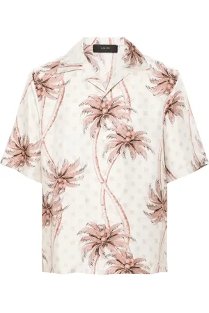 AMIRI Twisted Palms sidenskjorta
