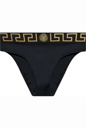 VERSACE Bikinitrosor med logotypband