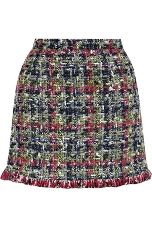Etro Rutig minikjol i tweed
