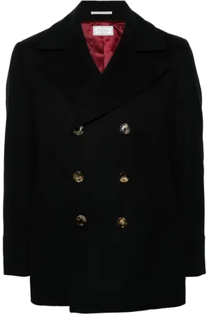 Brunello Cucinelli Skepparblazer med trubbigt slag