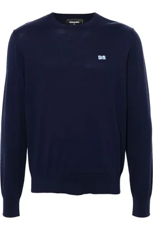 Dsquared2 D2 tröja med rundad hals