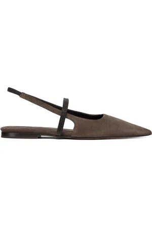 Brunello Cucinelli Ballerinaskor med slingback