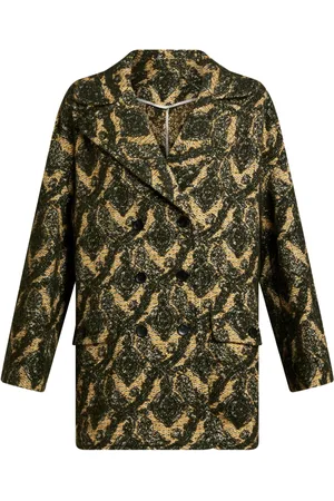Etro Dubbelknäppt kappa i jacquard