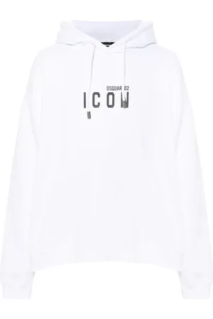 Dsquared2 Hoodie med tryck