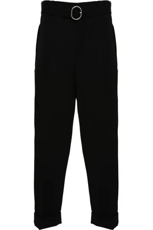 Jil Sander Raka byxor med bälte