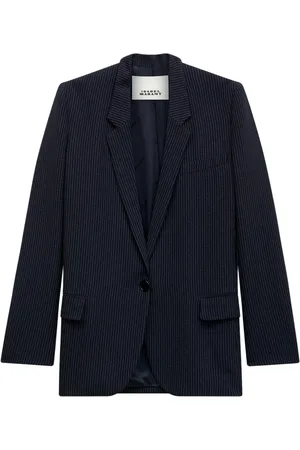 Isabel Marant Omelia kritstrecksrandig blazer