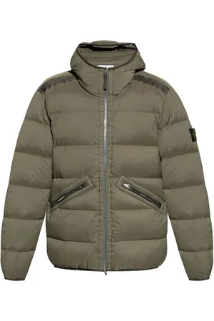 Stone Island Vadderad jacka med huva