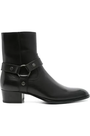 Saint Laurent Wyatt stövlar med sele 40 mm