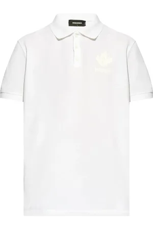 Dsquared2 Pikétröja med upphöjd logotyp