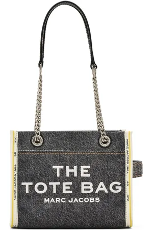 Marc Jacobs The Denim Chain liten totebag