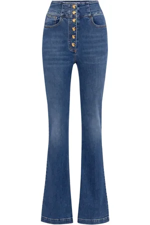 Elisabetta Franchi Jeans med tryckknapp
