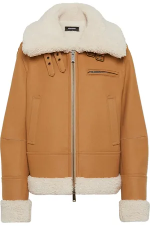 Dsquared2 Easy jacka i konstfårskinn