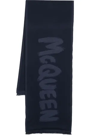 Alexander McQueen McQueen graffitimönstrad sjal