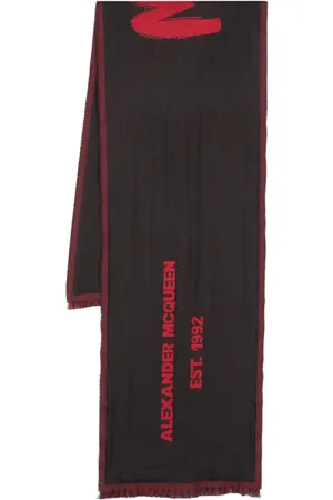 Alexander McQueen Graffitimönstrad sjal