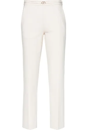 Twin-Set Oval T byxor med skrynklad effekt