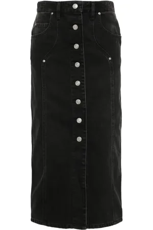 Marant Etoile Vandy jeanskjol i midimodell