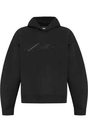 Dsquared2 Hoodie med präglad logotyp