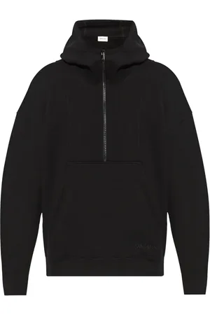 Saint Laurent Hoodie med broderad logotyp