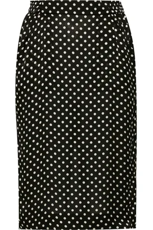 Saint Laurent Prickig midikjol