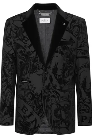 Philipp Plein Blazer med grafiskt tryck