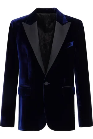 Roberto Cavalli Sammetsblazer med smal passform