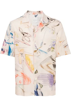 Paul Smith Skjorta med skissmotiv