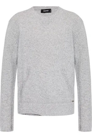 Dsquared2 Stickad tröja med melerad effekt