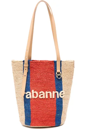 Paco rabanne Totebag med präglad logotyp