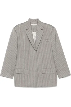 REMAIN Fiskbensmönstrad blazer
