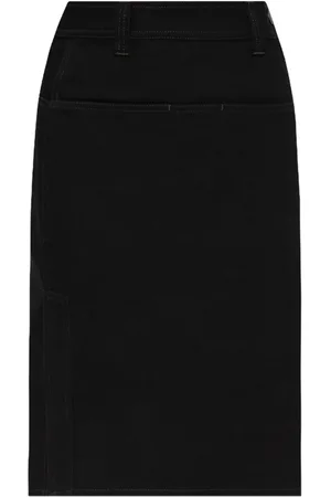LEMAIRE Jeanskjol i midimodell