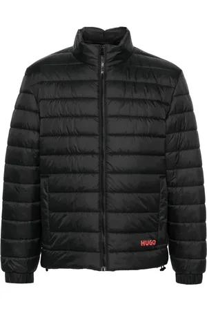 HUGO BOSS Vadderad jacka med logotyp