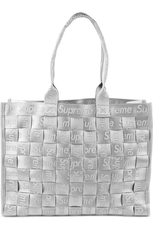 Supreme Vävd totebag i jacquard