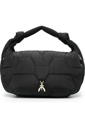 Patrizia Pepe Fly quiltad totebag med plakett