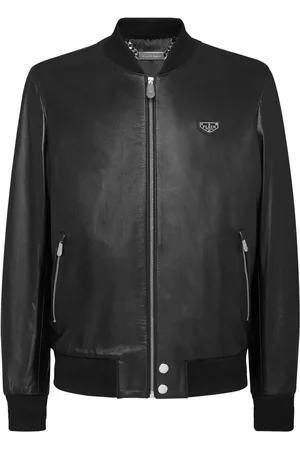Philipp Plein Bomberjacka i läder