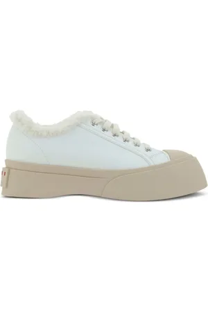 Marni Pablo sneakers med fårskinnskant