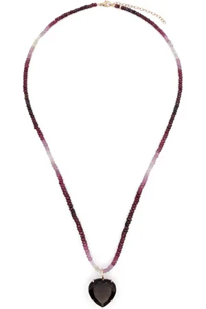 JIA JIA Halsband i 14K gult guld med hjärtformat hänge