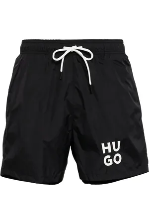 HUGO BOSS Paol badbyxor med logotyp