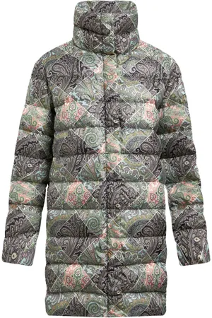 Etro Puffjacka med tryck