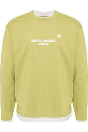 A Bathing Ape Moonface långärmad t