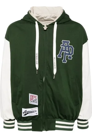 A Bathing Ape Bomberjacka med logotypapplikation