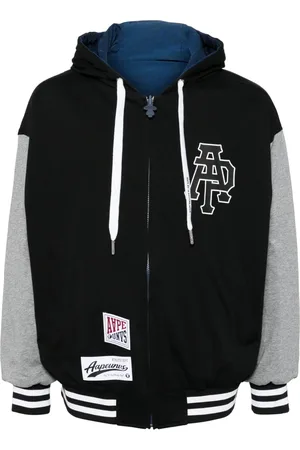 A Bathing Ape Bomberjacka med logotypapplikation
