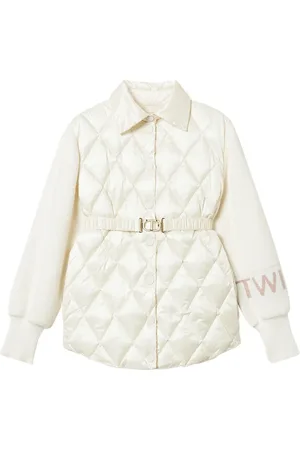 Twin-Set Quiltad jacka med panel