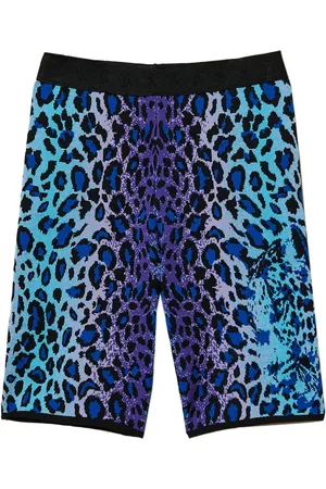 Twin-Set Leopardmönstrade shorts